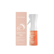 (400ml) OceAura SPF42 Sunscreen Spray Anti UV Protection Sunburn Prevention Oil Control Lasting Waterproof Moisturizing Sun Cream
