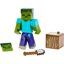 Mattel Minecraft Comic Mode Zombie Action Figure