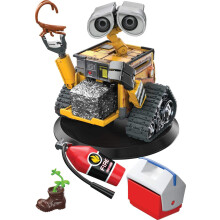 Mattel Pixar Spotlight Series Wall-E Figure, Mattel Pixar Wall-E Collectable, 3.5-in Tall with 2 Sets of Eyes, Bendable Treads, Accessories & Display