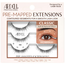 Ardell Pre-Mapped Eyelash Extensions - False Lashes Classic, Reusable Segmented Lash Strips, Natural-Looking Lash Extensions