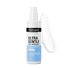 Neutrogena Ultra Gentle Daily Moisturiser | Oil Free | Glycerine, Niacinamide & Vitamin B5 | Light Weight & Non Greasy | Dry & Sensitive Skin | 100Ml