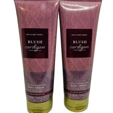 Bath & Body Works Blush Cardigan Ultimate Hydration Body Cream 8 Oz Pack 2
