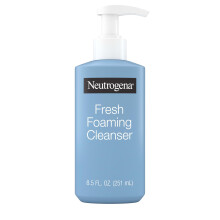 Neutrogena Fresh Foaming Facial Cleanser, All-In-One Makeup Remover Face Wash for Nor-mal to Oily Skin Deeply Cleanses & Removes Waterproof Makeup, So