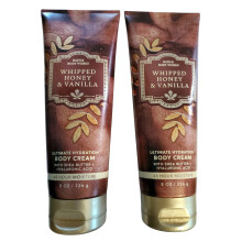 Bath & Body Works Whipped Honey & Vanilla Ultimate Hydration Body Cream 8 oz 2-pack