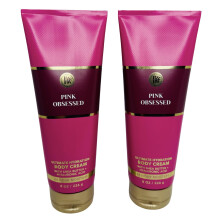 Bath & Body Works Dam Pink Obsessed Ultimate Hydration Body Cream 8 Ounces 2-pack
