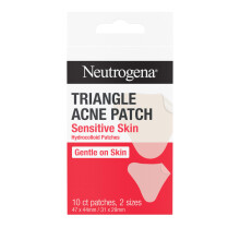 Neutrogena Triangle Acne Patches for Sensitive Skin, Small & Large Hydrocolloid Acne treatment Reduces the Look of Pimples & Blemishes in 6-8 Hours, N