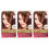 L'Oreal Paris Excellence Creme Haarfarbe, 6 Hellrotbraun, 100% Grauabdeckung, Packung mit 3 1