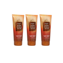 Crema Corporal Ultimate Hidratación Warm Vanilla Sugar - 3 Pack, 8 oz Cada Uno | Vainilla, Orquídea Blanca y Azúcar