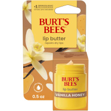 Burt's Bees Vanilla Honey Lip Butter, Repairs Dry Lips, 24 Hour Hydration, Locks in Moisture, Includes Shea and Mango Butters, Antioxidant Rich Vitami
