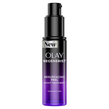 Olay Regenerist Chemical Peel for Face, Overnight Face Peel Mask, Anti-Aging Skin Care, Night Serum, For Fine Lines & Dark Spots, Fragrance-Free, Hexa