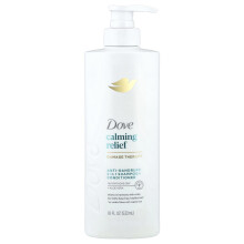 Dove Calming Relief, Anti-Dandruff 2 in 1 Shampoo + Conditioner, 18 fl oz (532 ml)