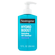 Neutrogena Hydro Boost Face Wash, Hydrating Facial Cleanser with Hyaluronic Acid, Daily Foaming Face Wash & Makeup Remover, Hypoallergenic, Alcohol- &