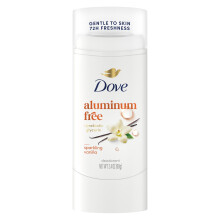 Déodorant Stick Dove Vanille Pétillante 72h Protection Odeur sans Aluminium 2,4 oz