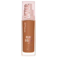 Maybelline Lifter Plump & Glow Foundation, Liquid Foundation with 2% Niacinamide + Hyaluronic Acid, Plumping and Brightening Face Makeup, 355, 1 Count