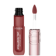L'Oreal Paris Hyaluron Tint Lip Stain Serum, Långvarig, Fuktgivande läppsmink med Hyaluronsyra, 521 Bordeaux Please