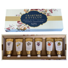 Crabtree & Evelyn 6 piezas Caja Magnética de Terapia de Manos (Colección Floral)