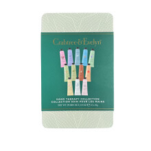 Crabtree & Evelyn 12-delars Hand Therapy Samling med Samlarburk (Geometric Kelly Green, 12)