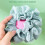 (Blue) Cute Mesh Bath Puff Sponge Ball Body Scrubber for Shower Bathing 3