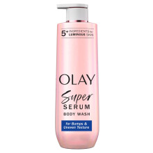 Gel Douche Olay Super Sérum pour Peau Rugueuse & Inégale, Complexe Hydratant & Renouvelant, 20 fl oz
