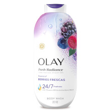 Olay Duschgel för kvinnor, Fresh Radiance, 24/7 hudvänlig fräschör, synligt strålande