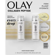 Olay Collagen Peptide Firming Plumping Facial Moisture Cream, 1.7 floz, 2pk