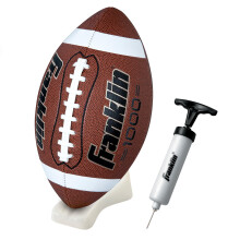 Franklin Sports Balón de Fútbol, Conjunto de Tee y Bomba - Set Oficial para Niños y Adultos