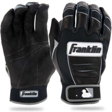 Gants de Batte CFX Pro de Franklin Sports MLB - Noir - Adulte Medium