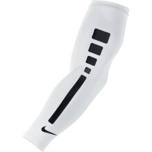 Nike PRO Combat Elite Sleeve (Wit/Zwart/Zwart, Groot/XL)