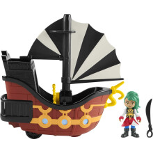 Fisher-Price Peuterspeelgoed Santiago of The Seas Bonnie Bones Fig. & El Calamar Piratenschip