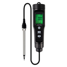 2 in 1 Soil EC Temp Detector Handheld Soil EC Meter LCD Display Soil Tester 0.00-10.00mS/cm Conductivity Monitor