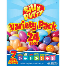 Paquete Variado Crayola Silly Putty, Putty Sensorial, Juguetes Antiestrés para Niños, 24 Huevos