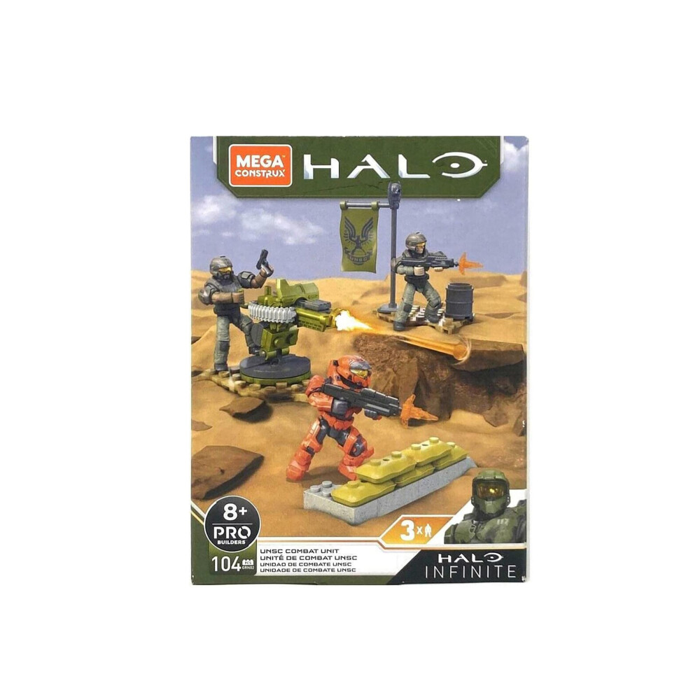 Mattel Halo Mega Construx Building Set Unsc Combat Unit