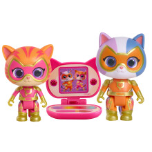Disney Junior SuperKitties Su-Purr Charged Ginny och Buddy Figurset, Barnleksaker Från 3 år