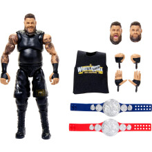 Mattel WWE Ultimate Edition Fan Takeover Action Figure, Kevin Owens Collectible Set with Interchangeable Accessories Like Extra Heads & Swappable Hand