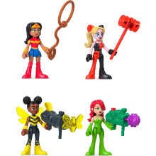 Fisher-Price Imaginext DC Super Friends Rivalenfiguren Set met Wonder Woman, Harley Quinn & Poison Ivy