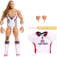 Mattel WWE Elite Action Figure & Accessories, Series #110 Butch 6-inch Collectible with 25 Articulation Points & Swappable Hands
