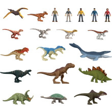Mattel Jurassic Park MINIS Chaos Theory Exklusive Mini-Figuren 20-Pack