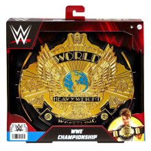 Mattel WWE Winged Eagle Championship Gürtel für Kinder, Authentisches Design, Verstellbar, Ab 6 Jahren, Schwarz, HNY44