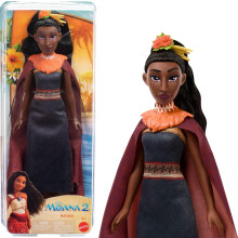 Mattel Disney Moana 2 Matangi Fashion Doll with 3 Accessories, Removable Outfit with Cape, Head Piece, Shoulder Piece & Anklet, Inspired by The Movie