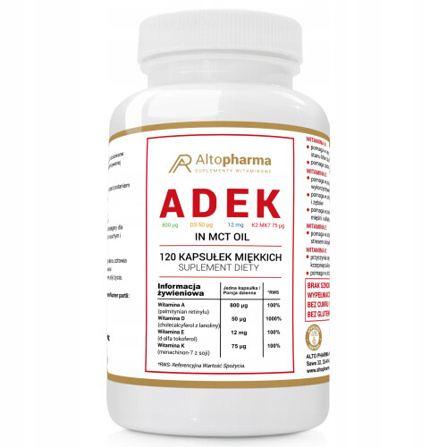 Alto Pharma ADEK Forte 120 kapsułek