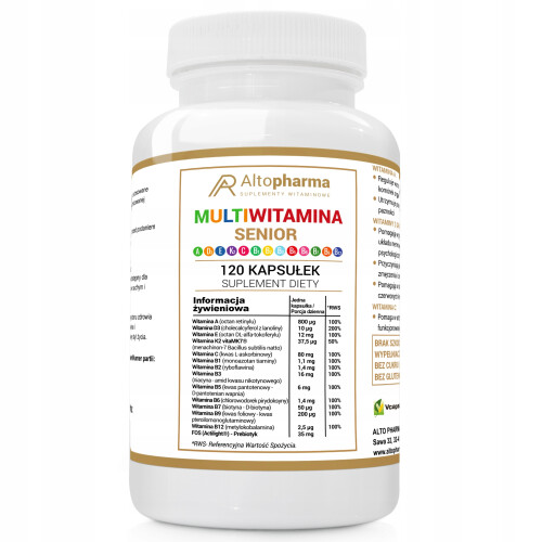 Alto Pharma Multiwitamina Senior 120 kapsułek