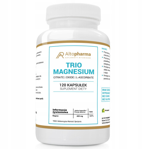 Alto Pharma Trio Magnesium 120 kapsułek