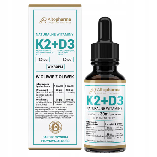 Alto Pharma K2 + D3 30 ml