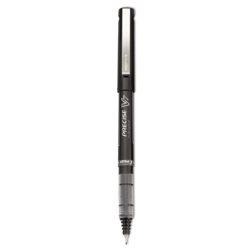 Pilot Pilot, Precise V7, Kappen-Liquid Ink Rollerball, Fein 0,7 mm, Schwarz, 12er-Pack