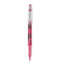 Pilot, Precise P-700 Gel Ink Rolling Ball Stick Pens, Marbled Barrel, Fine Point 0.7 mm, Red, Pack of 12
