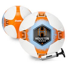 Franklin Sports NWSL Houston Dash Voetbal SZ 5 Met Pomp