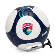 Franklin Sports NWSL San Diego Wave Voetbal - Kids Mini Maat 1 - Skill + Training Voetbal voor Kinderen + Volwassenen