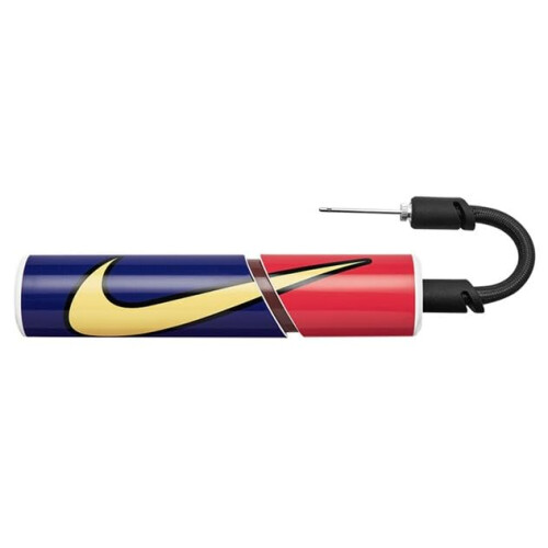Nike Nike Essential Ball Pump mit Nadel - Rot/Blau