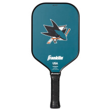 Franklin Sports NHL San Jose Sharks Palas de Pickleball - Rackets de Equipo de la NHL - Aprobado USAPA