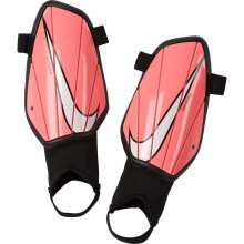 NIKE JUNIOR CHARGE FUSSBALL-SCHIENBEINSCHÜTZER - GRÖSSE L - ROSA MIT SILBERNER LOGO